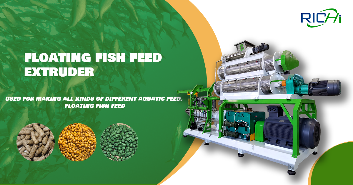 floating fish feed extruder machine