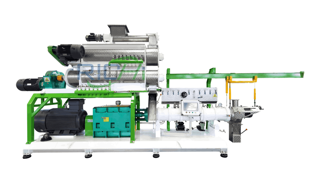 floating fish feed extruder machine