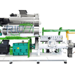 floating fish feed extruder machine